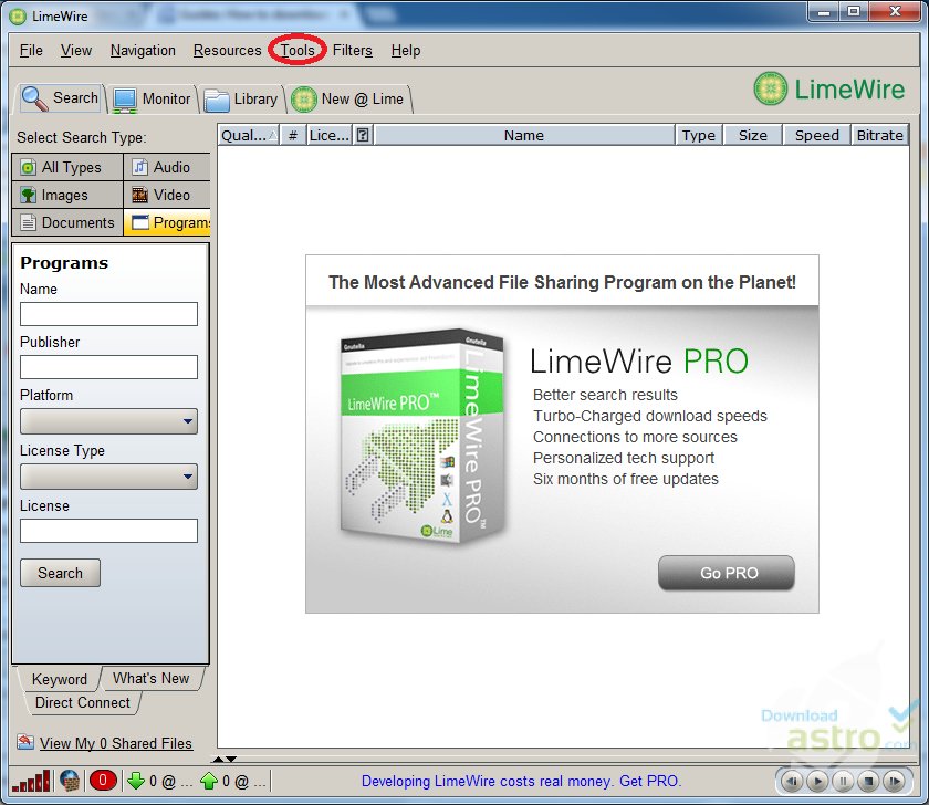 Install Free Limewire Basic